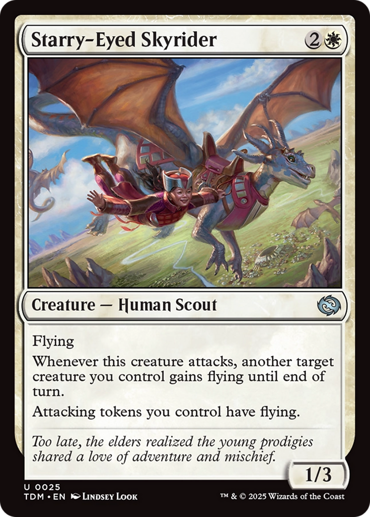 Starry-Eyed Skyrider [Tarkir: Dragonstorm] | Mega City Incorporated