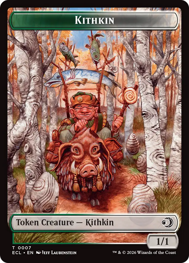 Elf // Kithkin (0007) Double-Sided Token [Lorwyn Eclipsed Tokens] | Mega City Incorporated