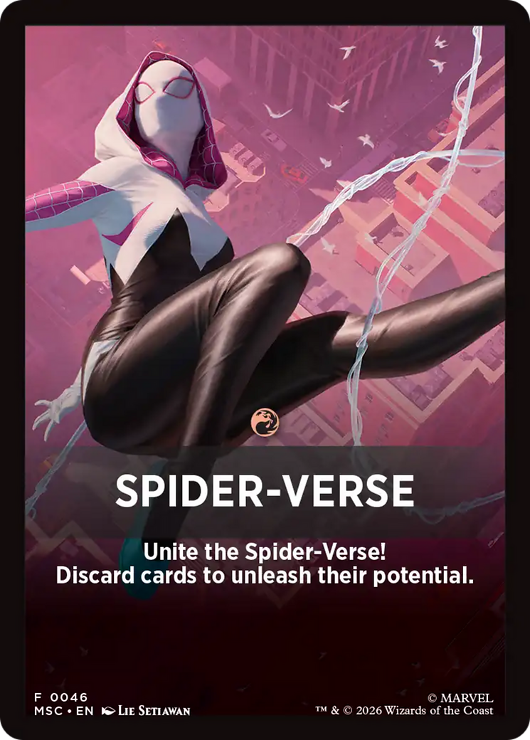 Spider-Verse Theme Card [Marvel Super Heroes Commander] | Mega City Incorporated