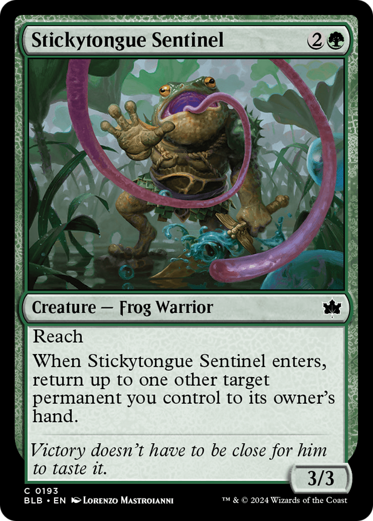 Stickytongue Sentinel [Bloomburrow] | Mega City Incorporated