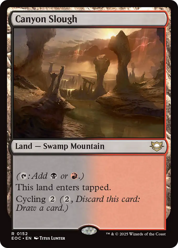 Canyon Slough [Edge of Eternities Commander] | Mega City Incorporated