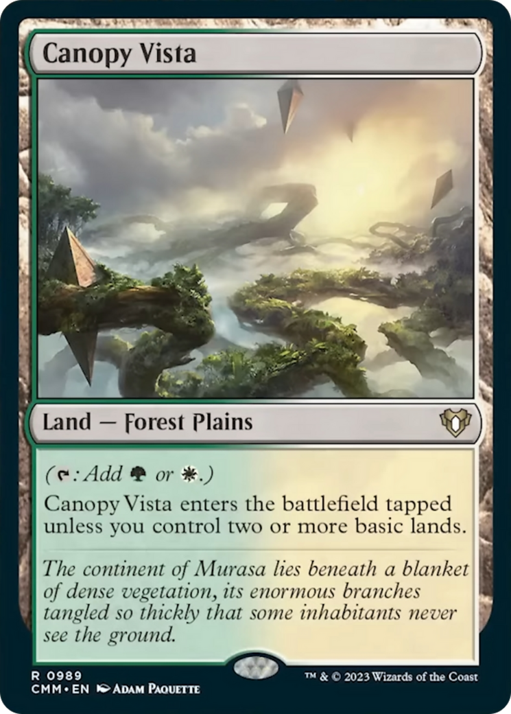 Canopy Vista [Commander Masters] | Mega City Incorporated