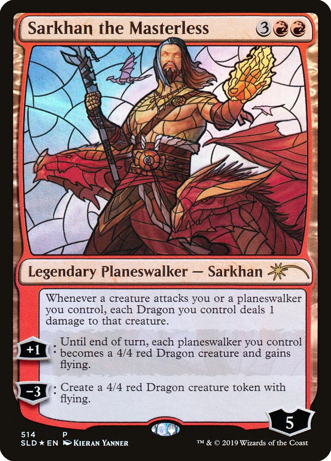 Sarkhan the Masterless (Stained Glass) [Secret Lair Drop Promos] | Mega City Incorporated