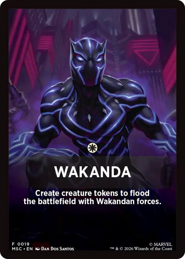 Wakanda Theme Card [Marvel Super Heroes Commander] | Mega City Incorporated