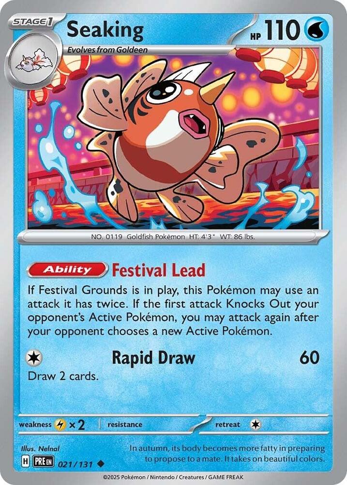 Seaking (021/131) [Scarlet & Violet: Prismatic Evolutions] | Mega City Incorporated