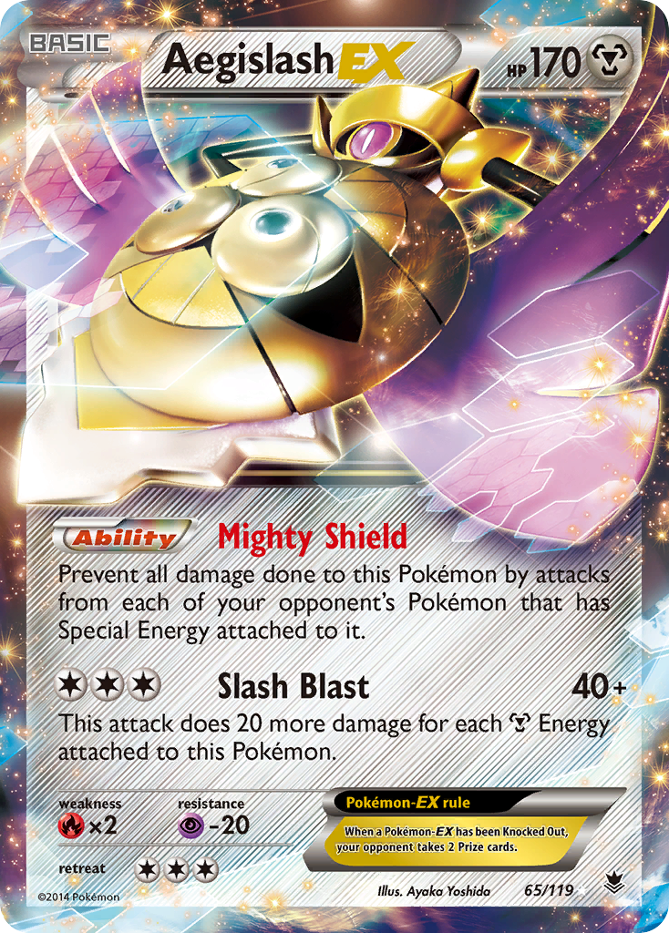Aegislash EX (65/119) [XY: Phantom Forces] | Mega City Incorporated