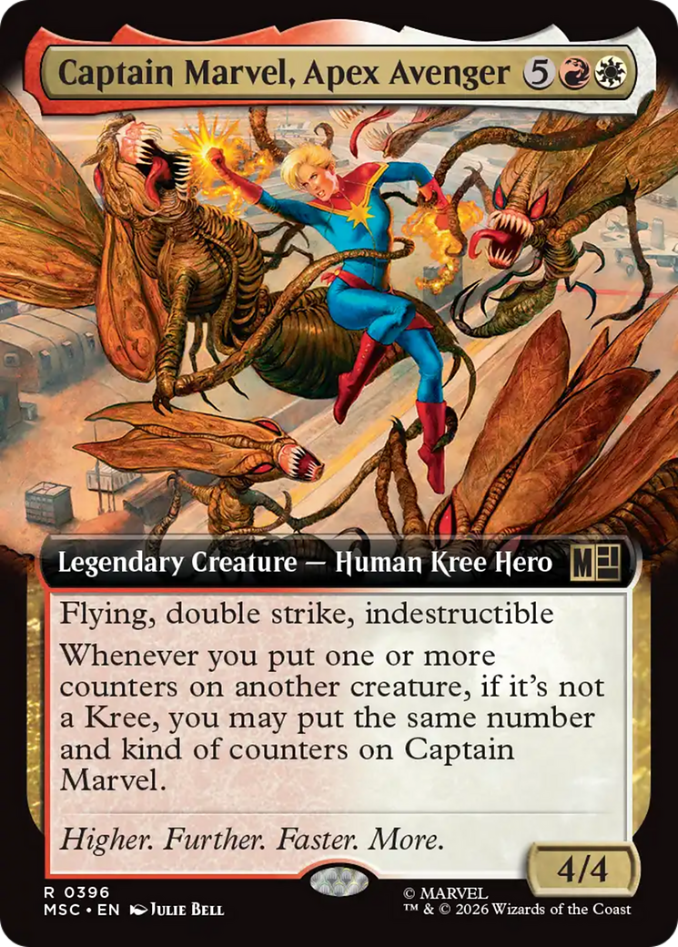 Captain Marvel, Apex Avenger (Extended Art) [Marvel Super Heroes Commander] | Mega City Incorporated