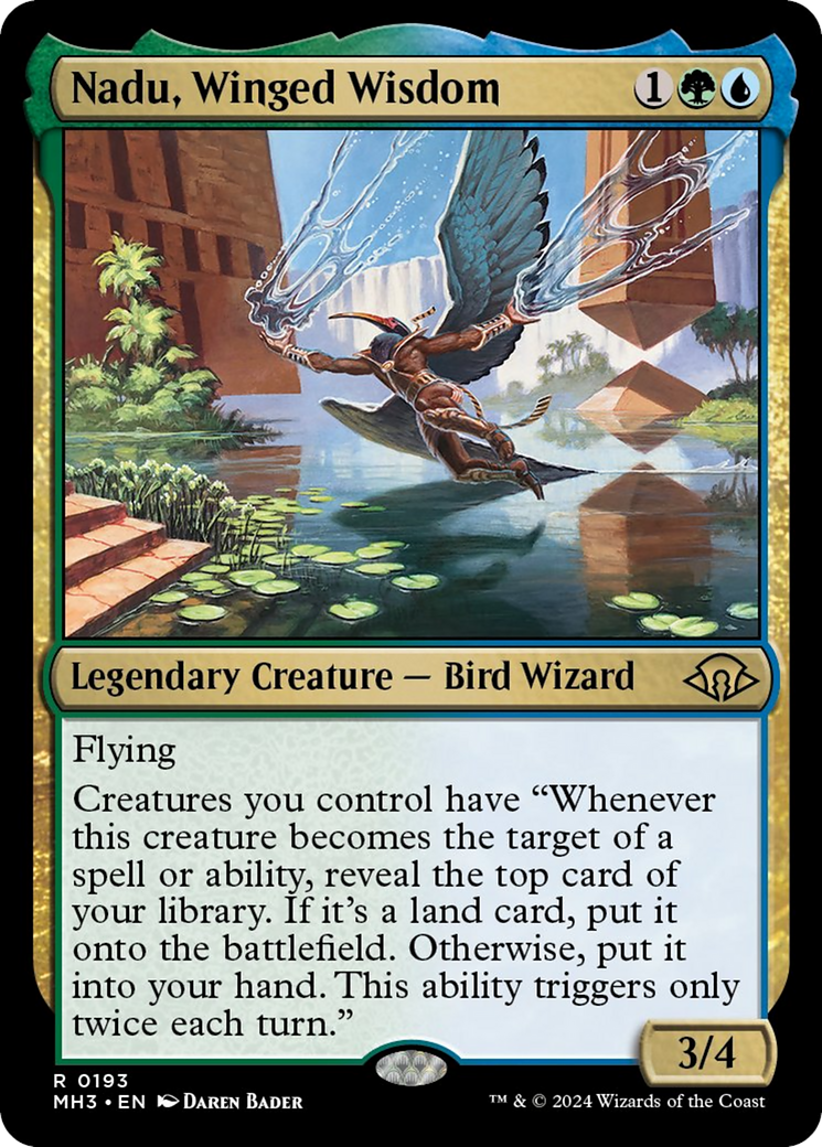 Nadu, Winged Wisdom [Modern Horizons 3] | Mega City Incorporated