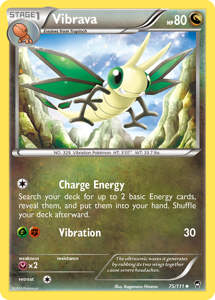 Vibrava (75/111) [XY: Furious Fists] | Mega City Incorporated