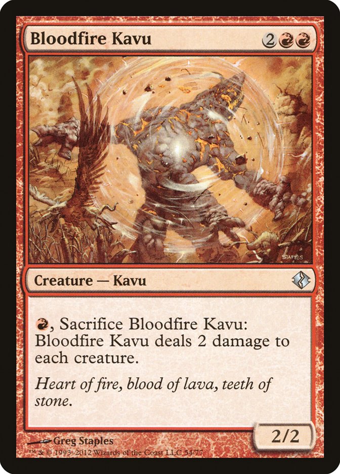 Bloodfire Kavu [Duel Decks: Venser vs. Koth] | Mega City Incorporated