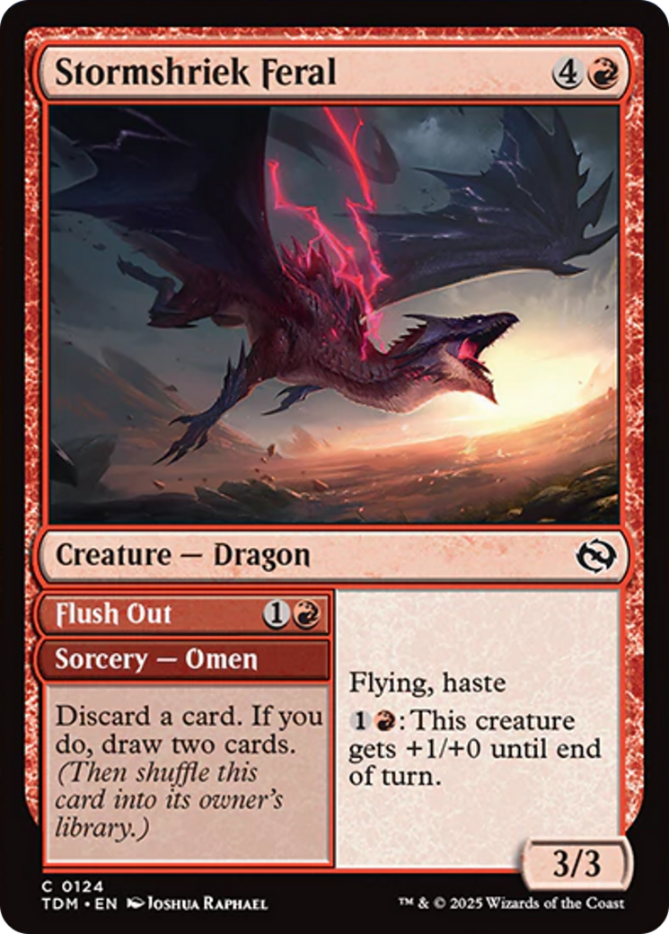 Stormshriek Feral [Tarkir: Dragonstorm] | Mega City Incorporated