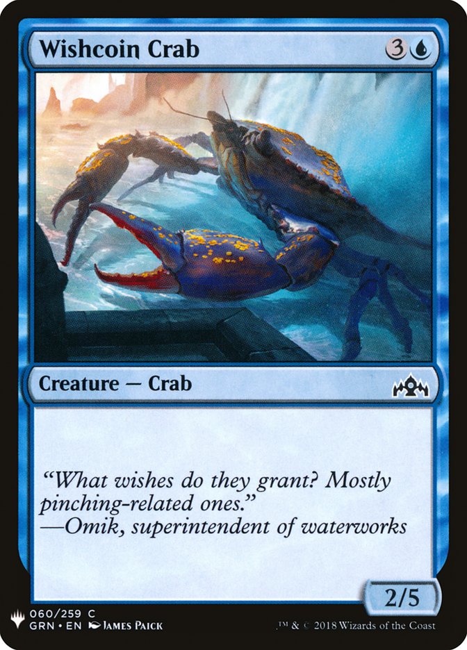 Wishcoin Crab [Mystery Booster] | Mega City Incorporated