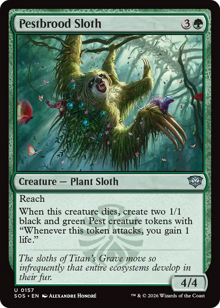 Pestbrood Sloth [Secrets of Strixhaven] | Mega City Incorporated