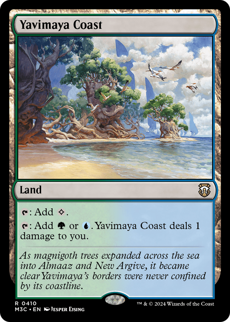 Yavimaya Coast (Ripple Foil) [Modern Horizons 3 Commander] | Mega City Incorporated