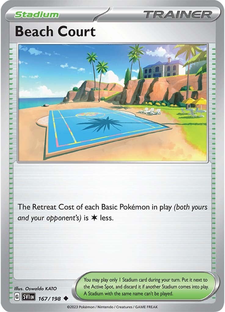 Beach Court (167/198) [Scarlet & Violet: Base Set] | Mega City Incorporated