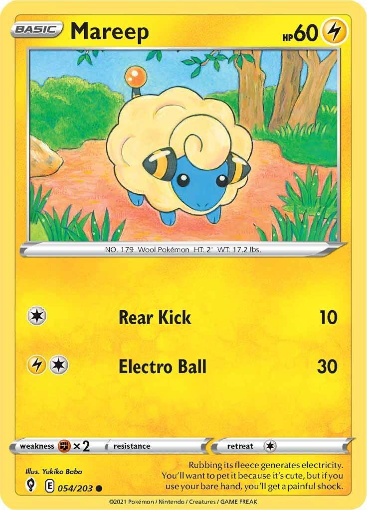 Mareep (054/203) [Sword & Shield: Evolving Skies] | Mega City Incorporated