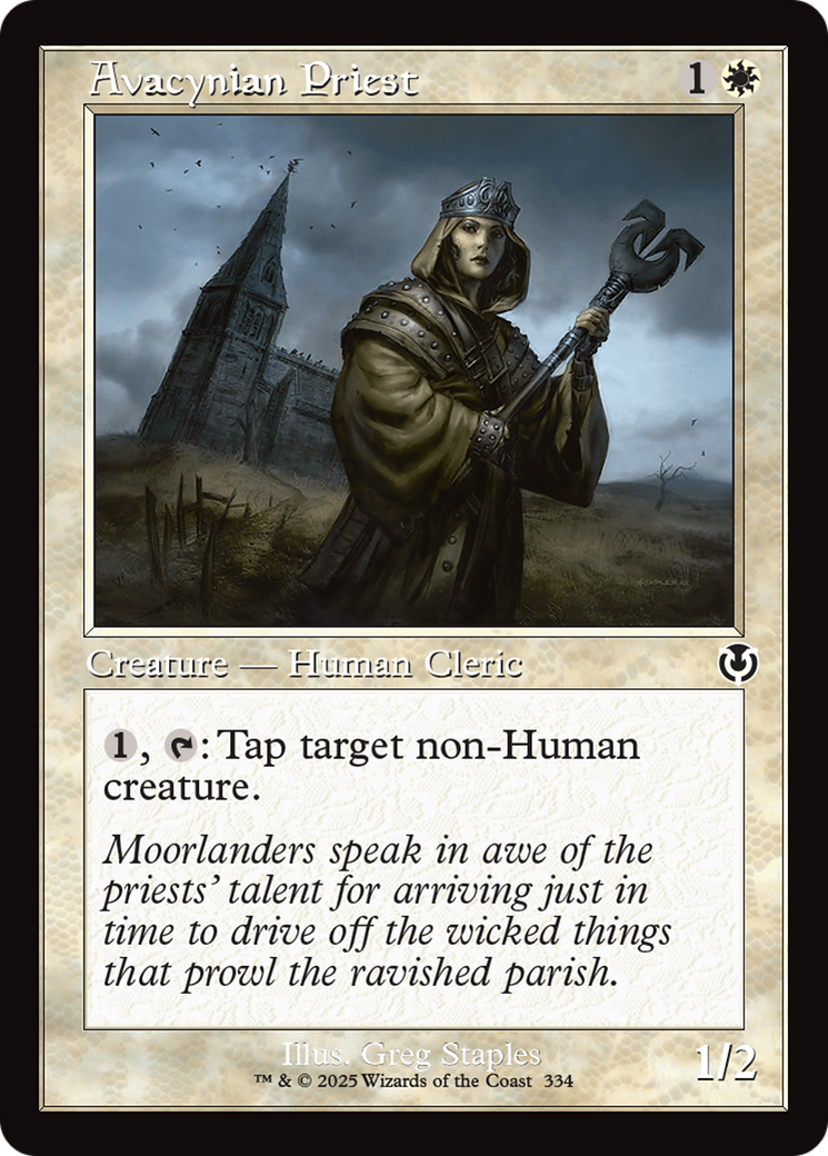 Avacynian Priest (Retro Frame) [Innistrad Remastered] | Mega City Incorporated