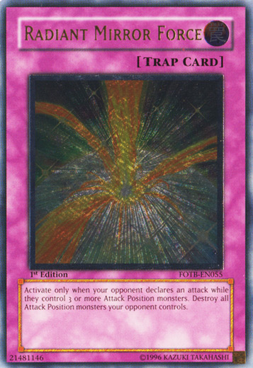 Radiant Mirror Force [FOTB-EN055] Ultimate Rare | Mega City Incorporated