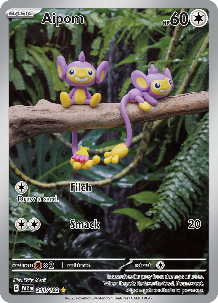 Aipom (211/182) [Scarlet & Violet: Paradox Rift] | Mega City Incorporated