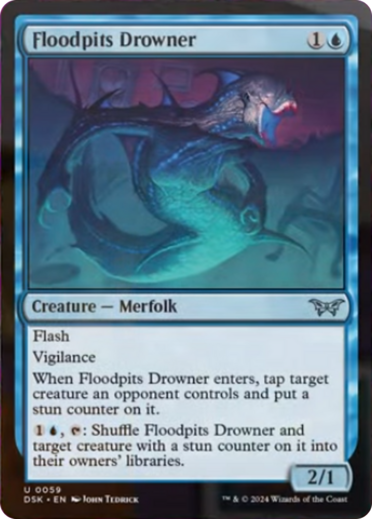 Floodpits Drowner [Duskmourn: House of Horror] | Mega City Incorporated