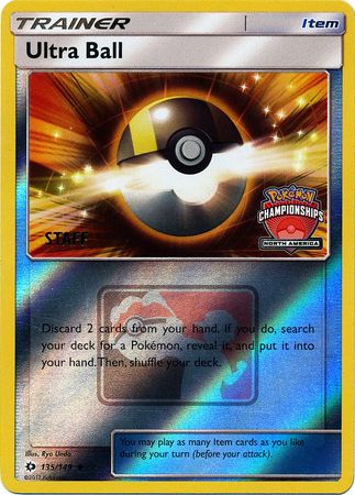 Ultra Ball (135/149) (NA Championship Promo Staff) [Sun & Moon: Base Set] | Mega City Incorporated