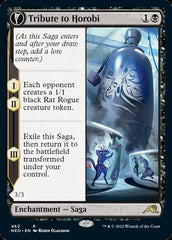 Tribute to Horobi // Echo of Death's Wail (Extended Art) [Kamigawa: Neon Dynasty] | Mega City Incorporated