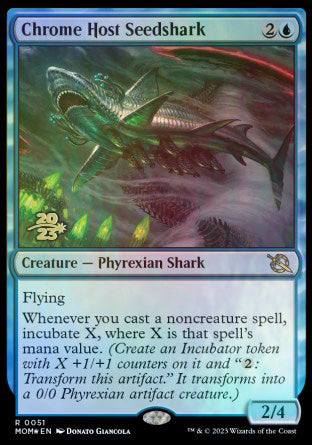 Chrome Host Seedshark [March of the Machine Prerelease Promos] | Mega City Incorporated