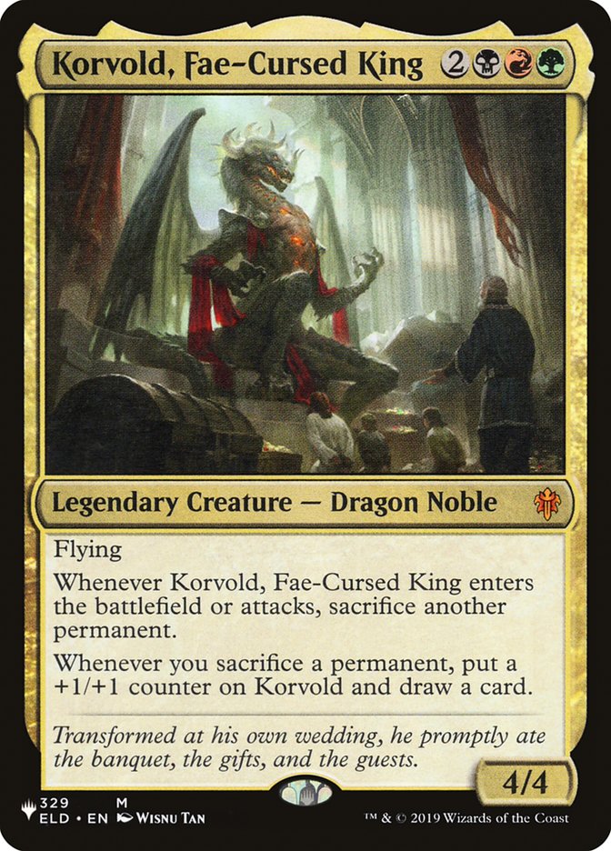 Korvold, Fae-Cursed King [The List] | Mega City Incorporated