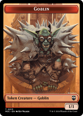 Tarmogoyf // Goblin Double-Sided Token [Modern Horizons 3 Commander Tokens] | Mega City Incorporated