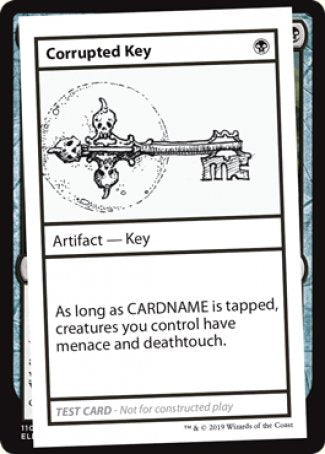 Corrupted Key (2021 Edition) [Mystery Booster Playtest Cards] | Mega City Incorporated