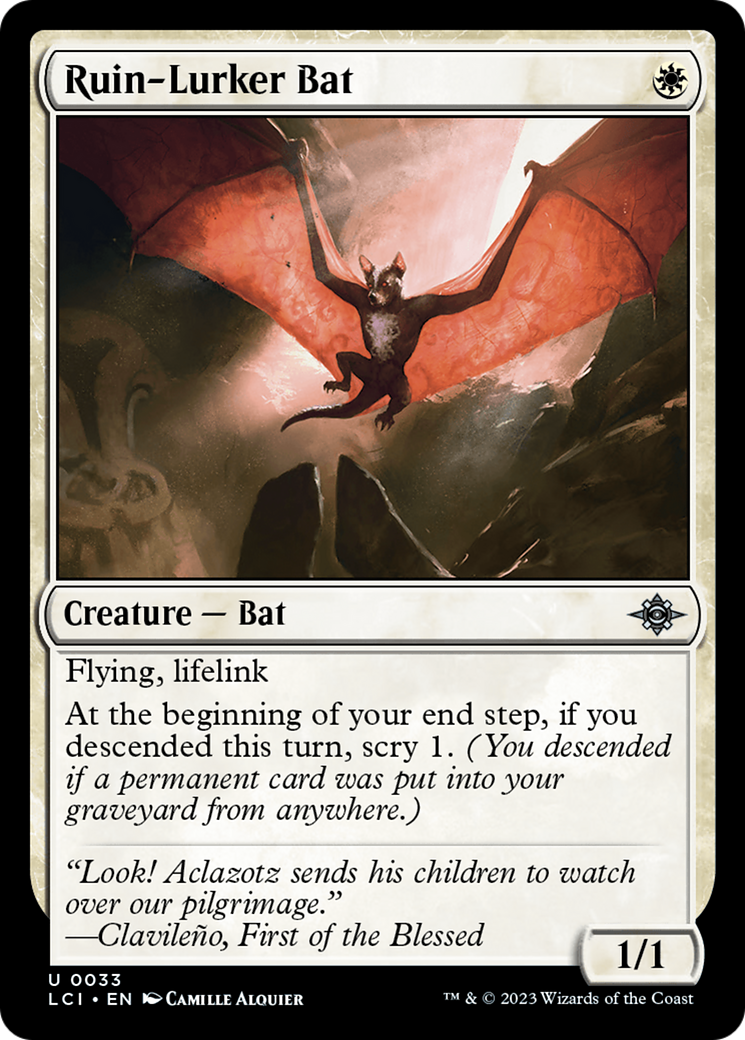 Ruin-Lurker Bat [The Lost Caverns of Ixalan] | Mega City Incorporated