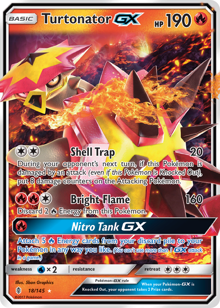 Turtonator GX (18/145) [Sun & Moon: Guardians Rising] | Mega City Incorporated