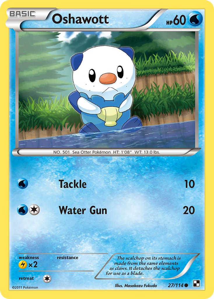 Oshawott (27/114) [Alternate Art Promos] | Mega City Incorporated