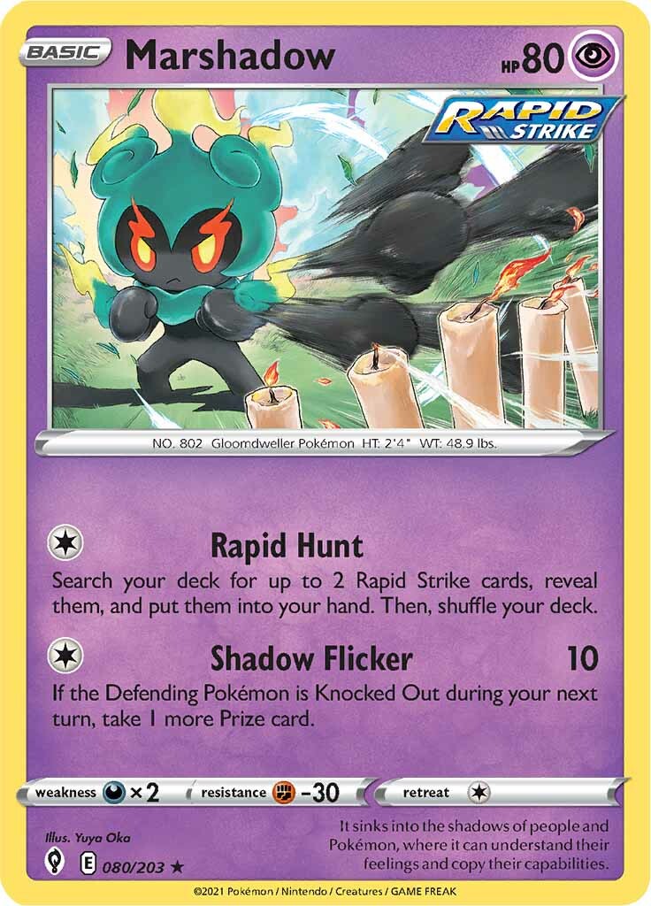 Marshadow (080/203) [Sword & Shield: Evolving Skies] | Mega City Incorporated