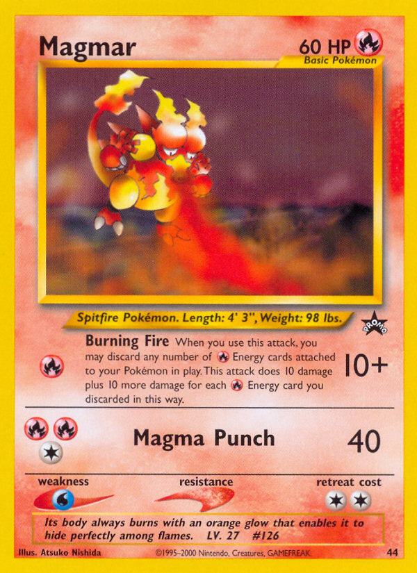 Magmar (44) [Wizards of the Coast: Black Star Promos] | Mega City Incorporated