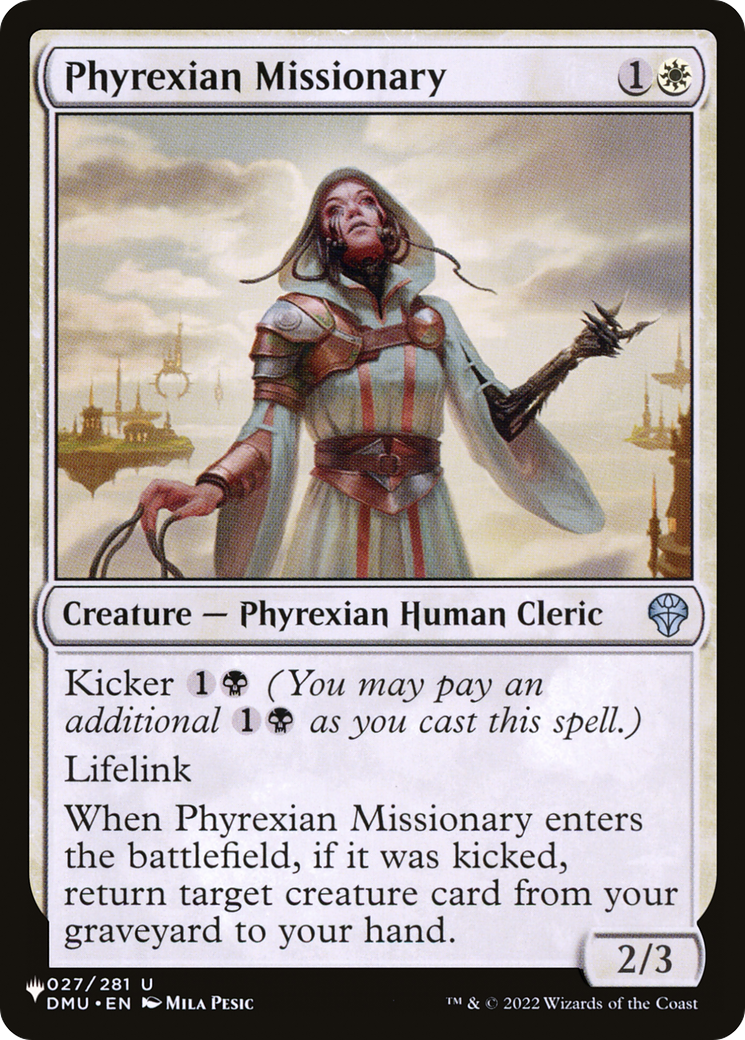 Phyrexian Missionary [The List] | Mega City Incorporated