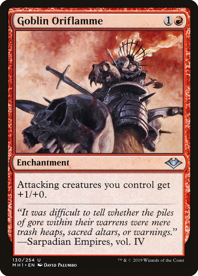 Goblin Oriflamme [Modern Horizons] | Mega City Incorporated