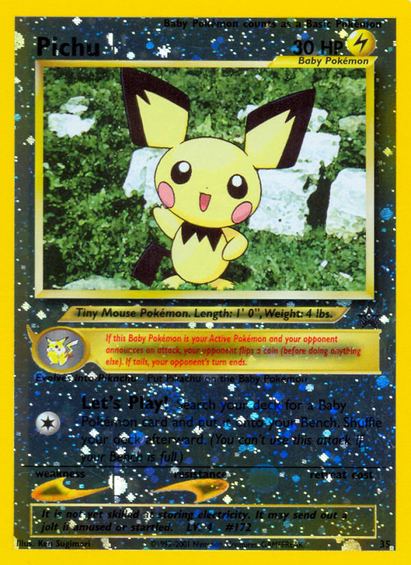Pichu (35) [Wizards of the Coast: Black Star Promos] | Mega City Incorporated