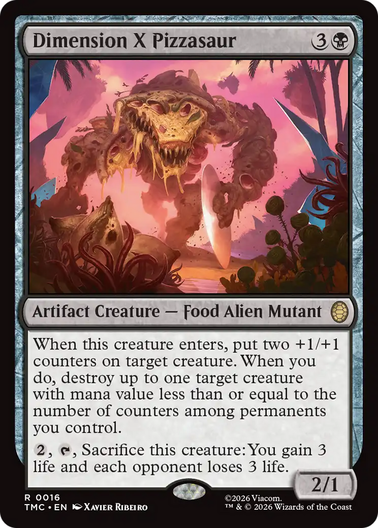 Dimension X Pizzasaur [Teenage Mutant Ninja Turtles Commander] | Mega City Incorporated