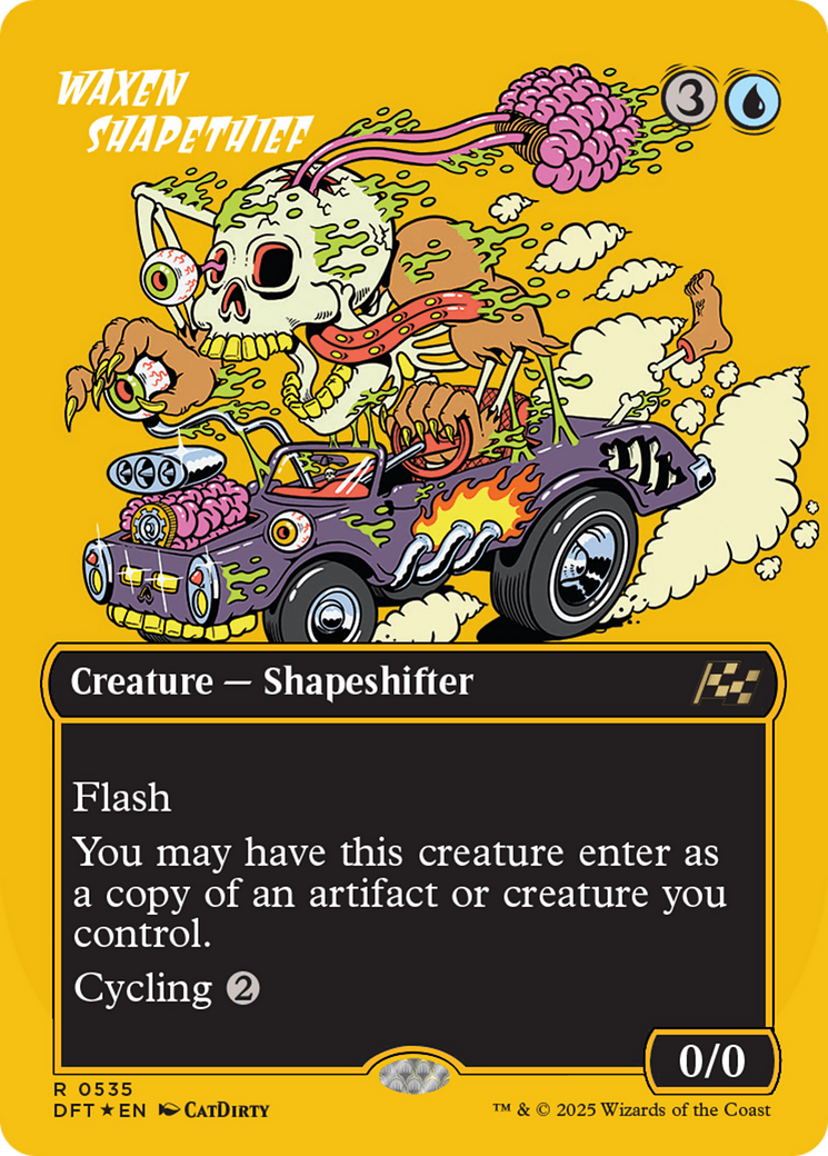 Waxen Shapethief (Borderless) (First-Place Foil) [Aetherdrift] | Mega City Incorporated