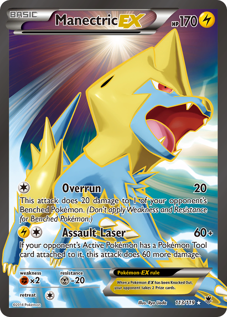 Manectric EX (113/119) [XY: Phantom Forces] | Mega City Incorporated