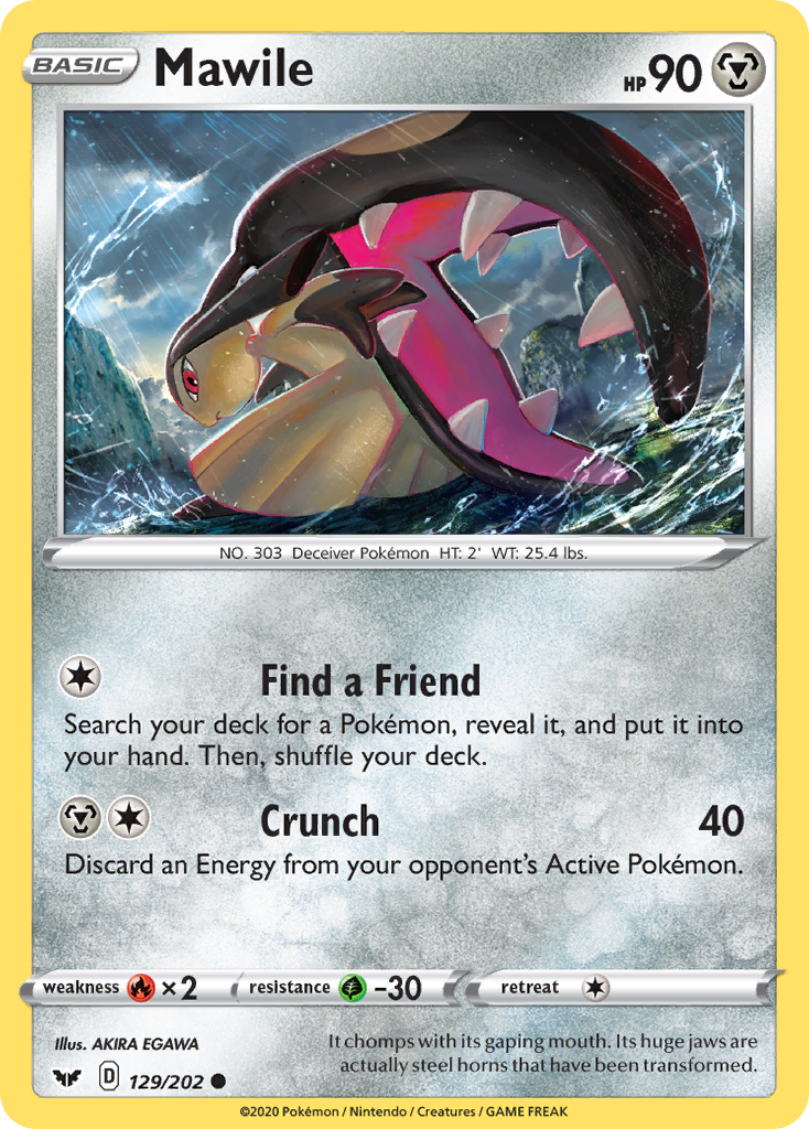 Mawile (129/202) [Sword & Shield: Base Set] | Mega City Incorporated