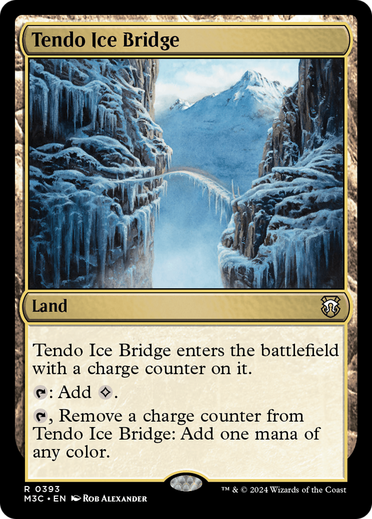 Tendo Ice Bridge (Ripple Foil) [Modern Horizons 3 Commander] | Mega City Incorporated