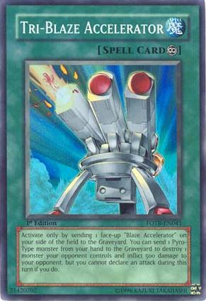 Tri-Blaze Accelerator [FOTB-EN041] Super Rare | Mega City Incorporated