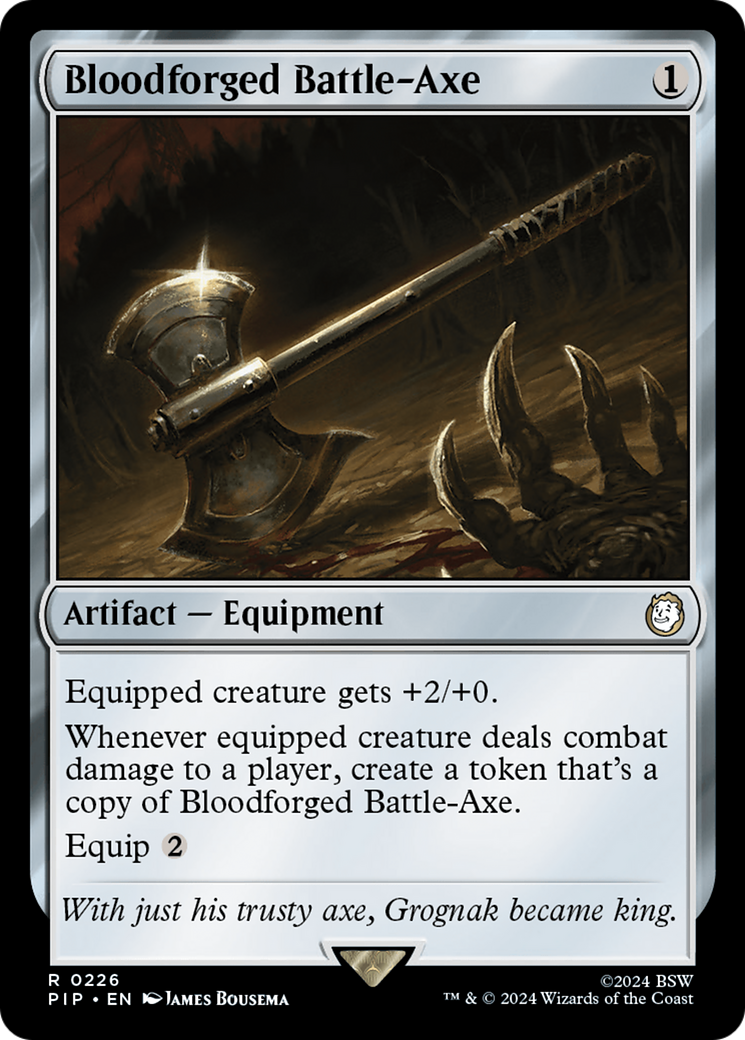 Bloodforged Battle-Axe [Fallout] | Mega City Incorporated