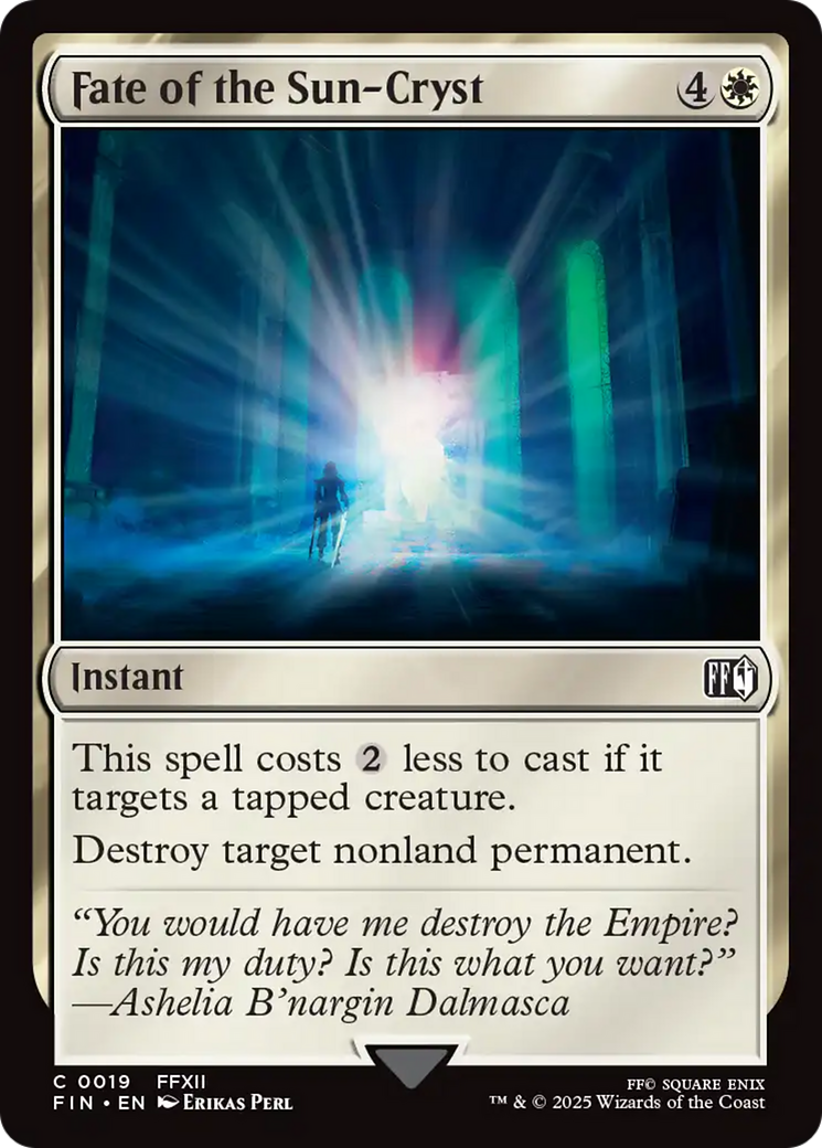 Fate of the Sun-Cryst [FINAL FANTASY] | Mega City Incorporated