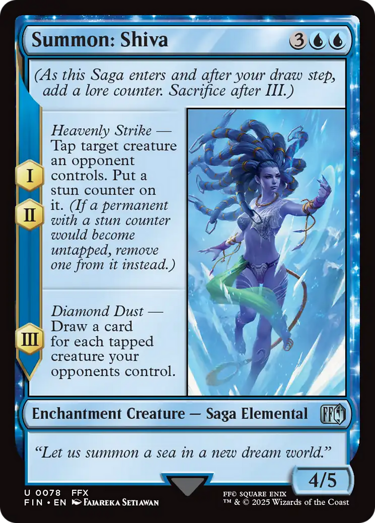 Summon: Shiva [FINAL FANTASY] | Mega City Incorporated