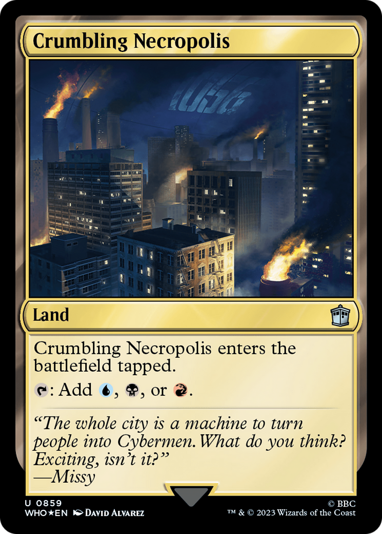 Crumbling Necropolis (Surge Foil) [Doctor Who] | Mega City Incorporated