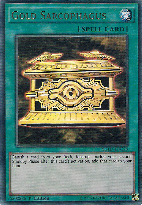 Gold Sarcophagus [YGLD-ENC26] Ultra Rare | Mega City Incorporated