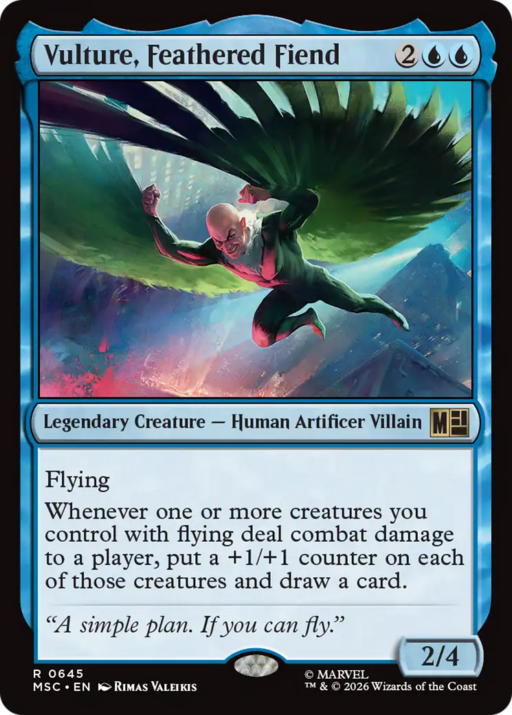 Vulture, Feathered Fiend [Marvel Super Heroes Commander] | Mega City Incorporated